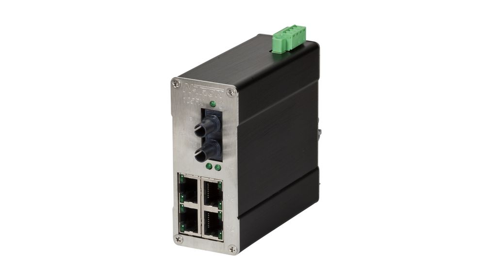 Switch Industrial Ethernet, Prises RJ45 4, Ports fibre 1ST, 100Mbps, Non géré